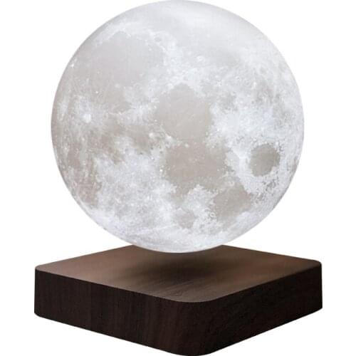 Zq Automatic Rotating Floating Moon Night Lamp Luminous Decoration Bedside Table Lamp Gift