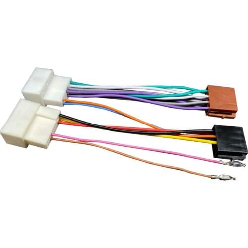 Car Radio ISO Adapter Cable Plug Harness Connector for Hyundai Accent 2011+ ,Elantra i40 ix35 Santa Fe, for Kia Optima Rio Sport