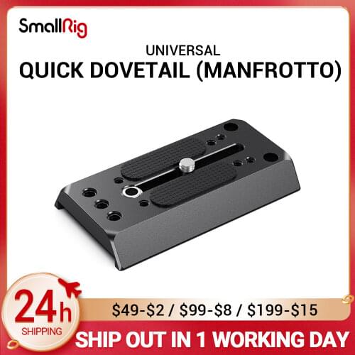 SmallRig Quick Release Plate DSLR Camera Plate QR Plate Quick Dovetail ( fr manfrotto tripod plate 577, 501, 504, 701.. ) 1280
