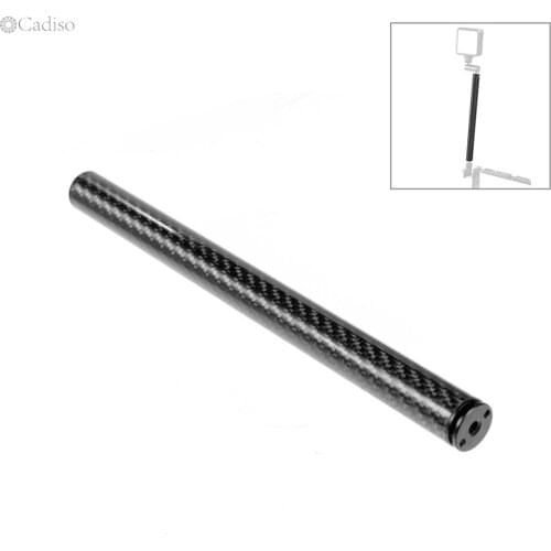 Cadiso 250mm Aluminum Alloy Carbon Fiber Floating Buoyancy Selfie Stick Extension Arm Rods for GoPro HERO DJI Osmo Action