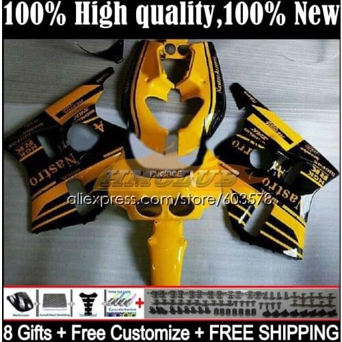CBR400RR For HONDA NC23 CBR400 RR 1988 1989 1990 1991 1992 1993 32CL.29 CBR 400RR 400 RR 88 89 90 91 92 93 Fairing Yellow black