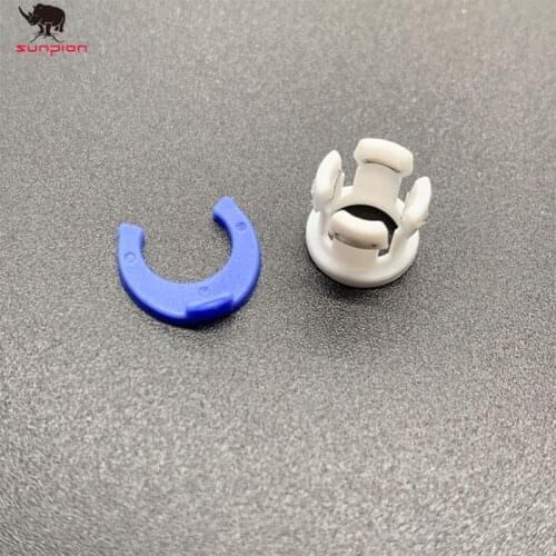 3d printer parts Bowden tube blue and white buckle fixed 6MM pipe Pneumatic connectors plastic size 5*12*13mm