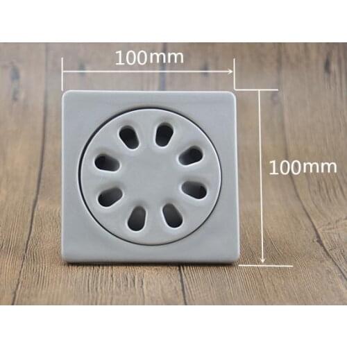 DIY Bathroom/shower room deodorant ceramic floor drain 100*100*46mm