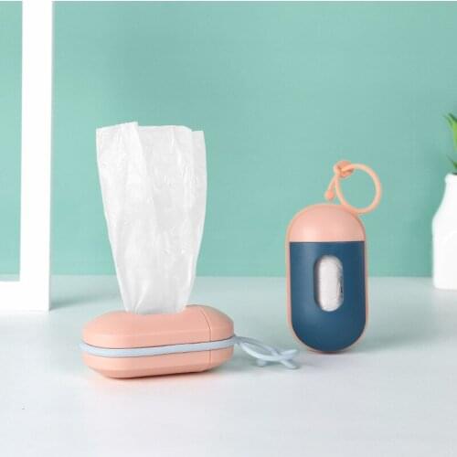 Pet Waste Bag Dispenser For Dog Waste Bag Holder - Plastic Garbage Bag Dispenser Carrier Case,Dog Pet 10 Roll Waste Poop Bags