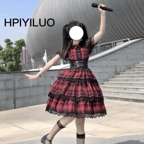 HPIYILUO Red Summer Dresses