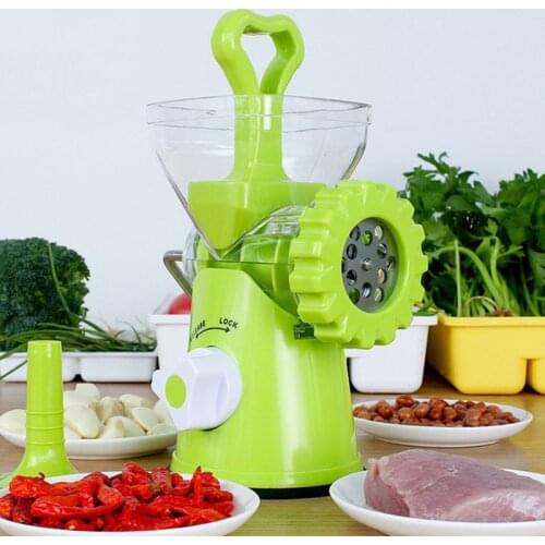 Multi-functional Manual Vegetable Grinder Food Masher Chopper Sausage Stuffer Beef Meat Mincer Kitchen Tool Processors