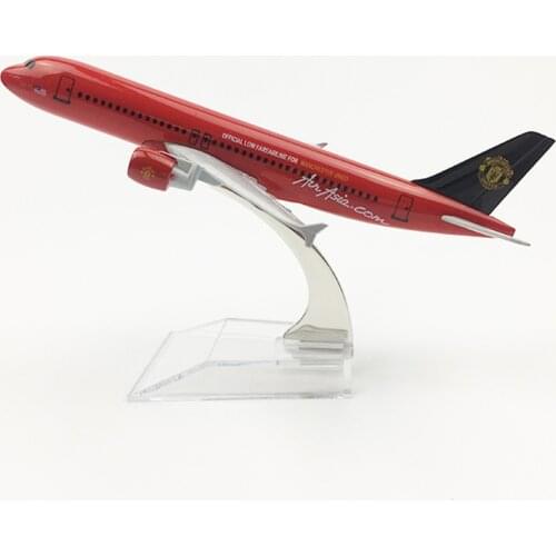 1/400 Scale Aircraft Airbus A320 Asia Air 16cm Alloy Plane Model for Children Kids Toys Gift for Collection