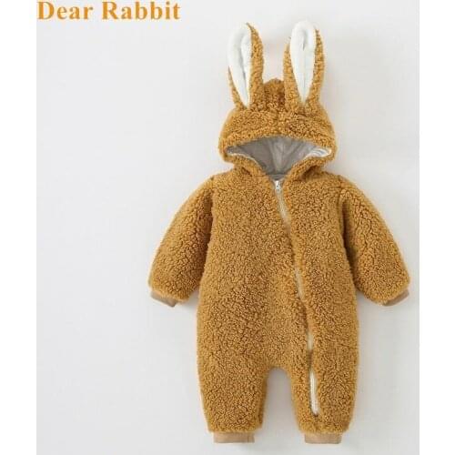 Autumn Winter coat Jumpsuit Baby clothing Newborn Snowsuit Boy Warm Romper Jackets Girl Snow kids clothes Bodysuit hooded mantle