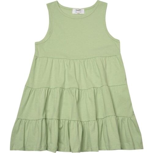 Trendyol Flounces Female Child Knitted Dress TKDSS21EL4348