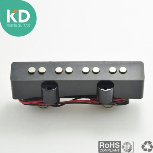 1 pcs 4 String Bridge or Neck Pickups for Jazz JB Bass Black Open Style Black P bass pickup