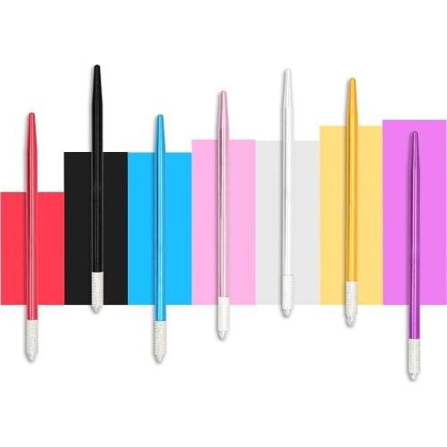 10PCS/Lot Microblading Shading Pen Tools with Round Grip for Microblading Blades Holder Microblading Handle
