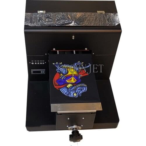 A4size DTG Tshirt Jeans jackets Printer for Dark Light Color Clothes trousers Phone Case Flatbed Print machine