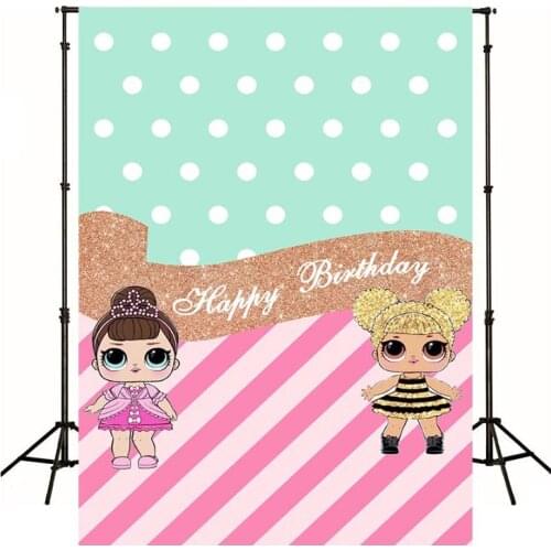 Baby Princess Photography Background Live Backdrop Children Birthday Party Decoration Theatre Tapestry Photo Studio Customize