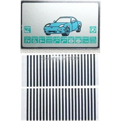 A9 LCD display flexible cable for StarLine A9 KGB FX-5 FX5 FX 5 Car Alarm LCD Remote Control with Zebra Paper Stripes