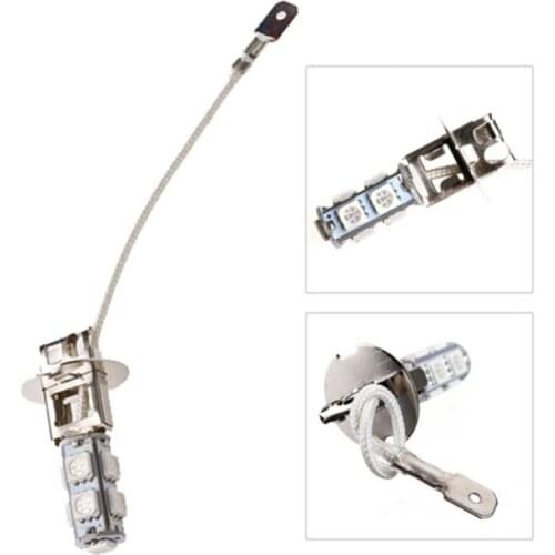 H3 5050 9 LED Cornering lamp Fog Head Light Lamp Bulb Pure Yellow DC 12V