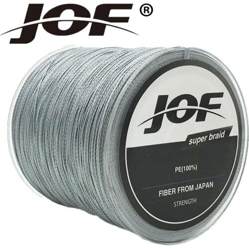 JOF Series 150M 4Strands Multifilament Fishing Line Super Strong PE 4 Colors 8-100LB Braided Fishing Line