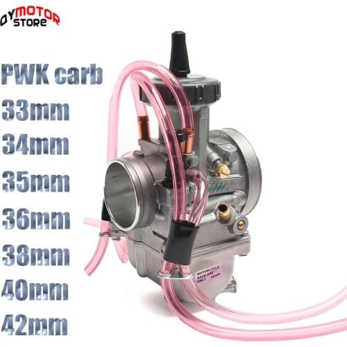 Motorcycle PWK Carburetor 33 34 35 36 38 40 42 mm carb For CRF YZF KlX EXC DRZ Dirt Bike MX Motocross Motorcycle ATV Quad