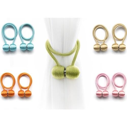 1Pcs Magnetic Ball Curtain Hooks Tiebacks Tie Backs Buckle Clips Holdbacks Home Decor Simple and elegant