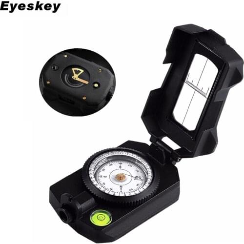 Multifunctional Professional Waterproof Compass Survival Military Grade Compass Aluminum Alloy Hiking Camping Compass