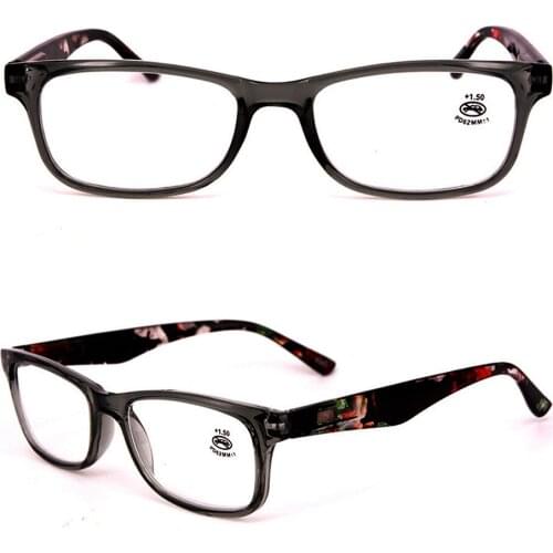 Retro Reading Glasses Rectangular Optical Eyeglasses for Men Women Ultralight Business+1+1.5 +2 +2.5+3 +3.5 +4