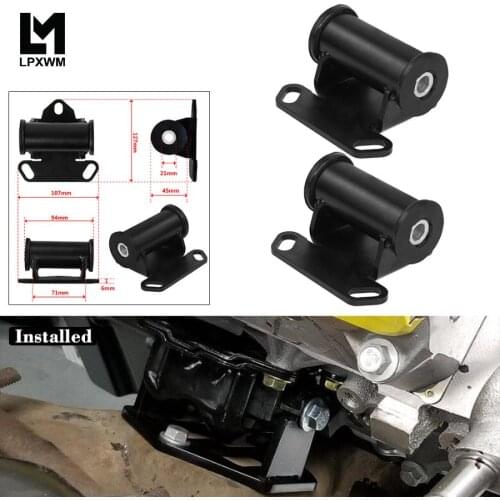 Frame Mount Engine Swap Adapter Plate For Chevy Blazer / S10 2.8L GMC Jimmy S15 / Sonoma S15 2WD Oldsmobile Bravada 2WD