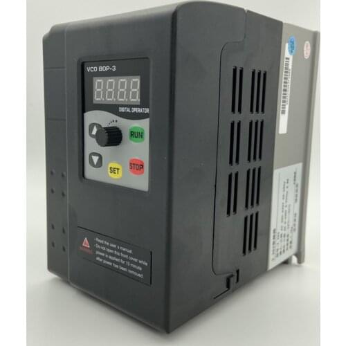 VFD AC 220V 380V 0.4 0.7 1.5 2.2 KW Variable Frequency Drive VFD Frequency Converter Inverter Speed Controller for 3-phase Motor