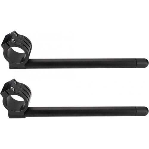 Guidon moto 1Pair Universal 41mm Motorcycle CNC Separate Handle Bar Adjustable Clip on Handlebar motorsiklet aksesuarlari Metal