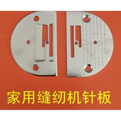 Old Sewing Machine Needle Plate with Scale