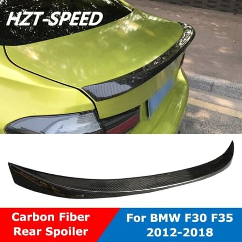 AC Style Carbon Fiber Back Trunk Wing Rear Spoiler For BMW 3 Series F30 F35 320i 328i 325i Modify 2012-2018