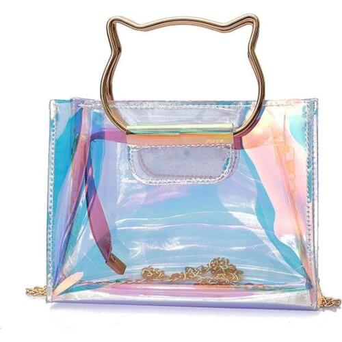 Girls Laser Shoulder Hobos Fashion Girl Tote Bag Cute Womens Wallet Lady Popular Handbags Trendy Crossbody Bags