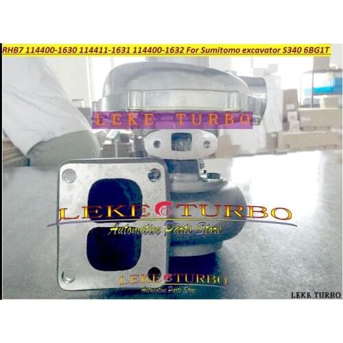 RHB7 114400-1630 114411-1631 114400-1632 Turbo Turbine Turbocharger For Sumitomo excavator S340 6BG1T