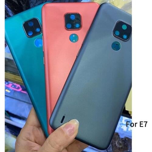 For Motorola Moto E7 / E7 Plus Back Battery Cover Housing Rear Back Cover Housing Case Repair Parts