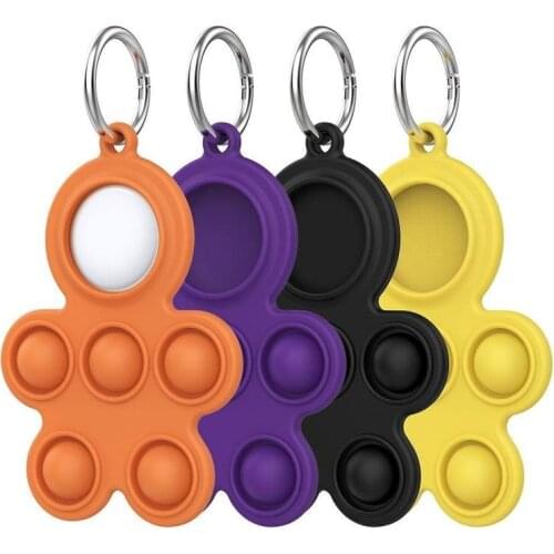 1pcs Mini Dimple Sensory Fidget Toys Funny Adult Kids Unzip Bracelet Stress Relief Color Press Bubble Gifts