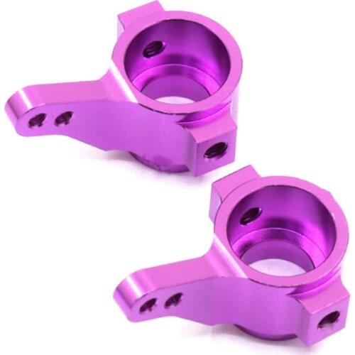 2pcs/set Aluminum Alloy Steering Cup Knuckle Arm for 1/10 Tamiya CC01 TA02 TA03 RC Car Spare Part