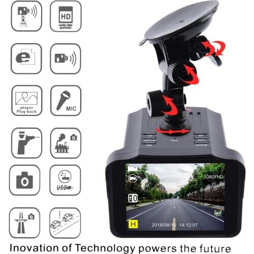H588 2.7 Inch TFT Screen Vehicle Recorder Car DVR Camera Anti Speed Radar Detector Universal Vehicle Parts