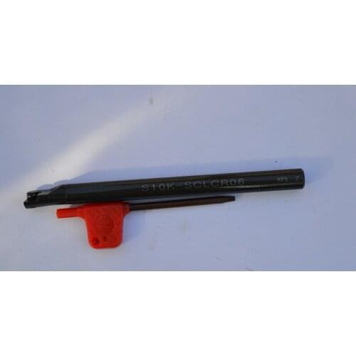 FREE SHIPPING 2pcs S10K-SCLCR06 10*125mm Internal Lathe Boring Bar Turning Tool For CCMT0602 cnc