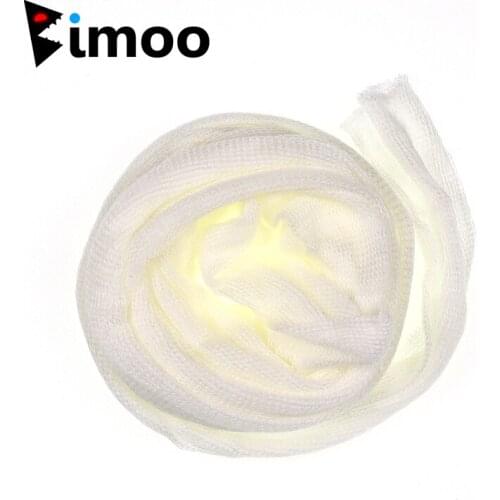 Bimoo 2M Bulk Packing Carp Fishing PVA Mesh Refill For Fishing Bait and Hook Bait Bags Size 25mm*2m 37mm*2m