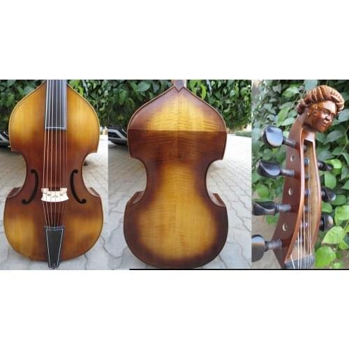 Baroque style SONG Brand Maestro 6 strings 27" carving scroll viola da gamba