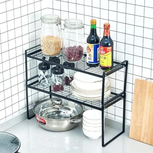 Household Kitchen Racks Multifunctional Countertops Floor Storage Racks Seasoning Racks Multi-layer Dish Racks Storage Racks