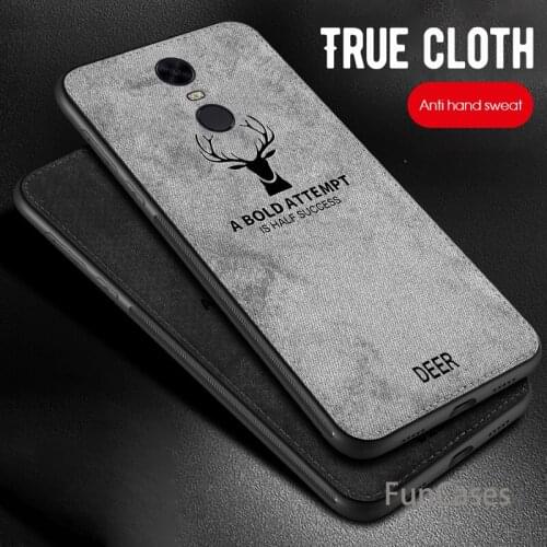 Case for Xiaomi Pocophone F1 Cloth Deer Case For Xiaomi Mi A2 lite Mi 8 6X A2 Cover For Redmi 5Plus Note 5 Pro 6 Pro 6A Capa