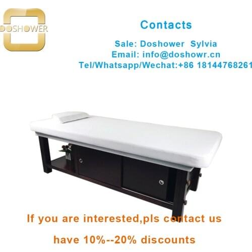 Doshower DS-M9002 massage table bed with metal frame massage table for wooden folding massage table sale