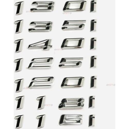 Original Design M peroformance M emblem stickers 118i 116i 120i 125i 128i 130i 135i badge car storage for BMW 1 series E87 F20