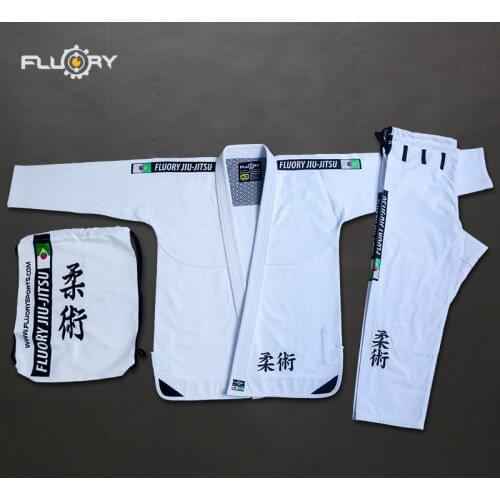 Fluory 350gsm pearl weave bjj kimonos lightweight trainning brazilian jiu-jitsu gi 2 colors unisex bjj gis