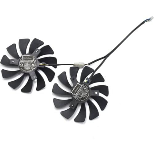 85mm HA9010H12F-Z P106 GPU Card Cooler Fan For MSI GeForce GTX 1050 Hurricane GTX 1060 OC 6G GTX 960 P106-100 Graphics Card