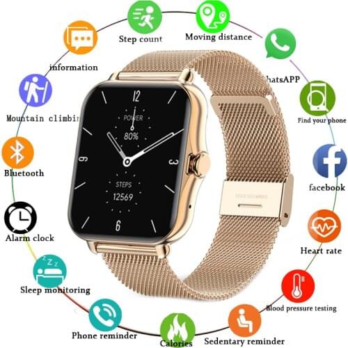 LIGE 2021 New Fashion Smart Watch Men Women Waterproof Smartwatch Sport Fitness Bracelet Tracker Band Men Watch For Android iOS