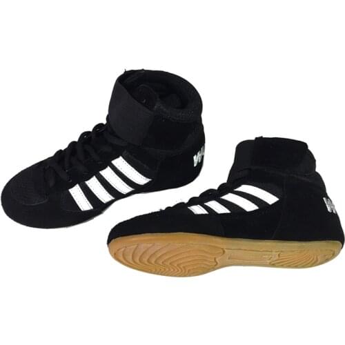 Wrestling Shoe for Kid Boxing MMA Sanda Kicking Boxing Training Shoes for Child