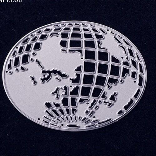 PANFELOU Easter The earth model Scrapbooking card album paper die metal craft stencils punch cuts dies cutting