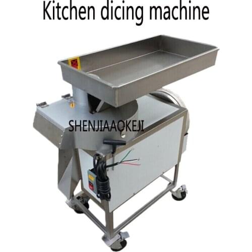 Vegetable cutting machine tj-314 Commercial potato dicing machine and Radish cutting machine Food cutter 380V 0.75KW 1 pc