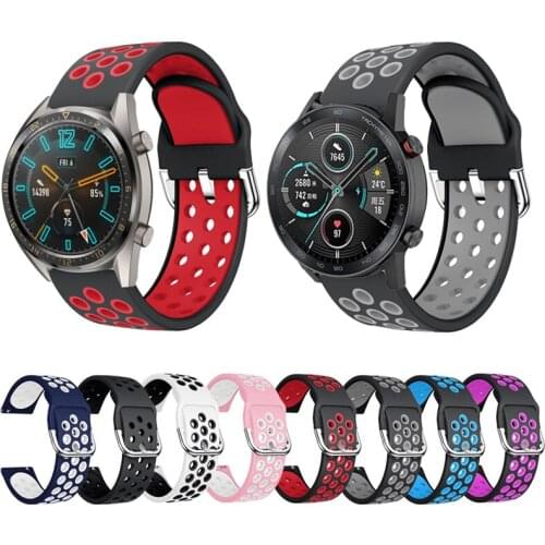 20mm/ 22mm Wrist Band strap for Huawei observation GT 2 / horn magic watch 2 42mm 46mm bracelet for samsung Galaxy watch 46mm