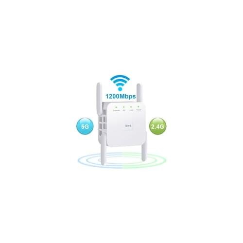 5Ghz Wireless WiFi Repeater 1200Mbps Router Wifi Booster 2.4G Wifi Long Range Extender 5G Wi-Fi Signal Amplifier Repeater Wifi